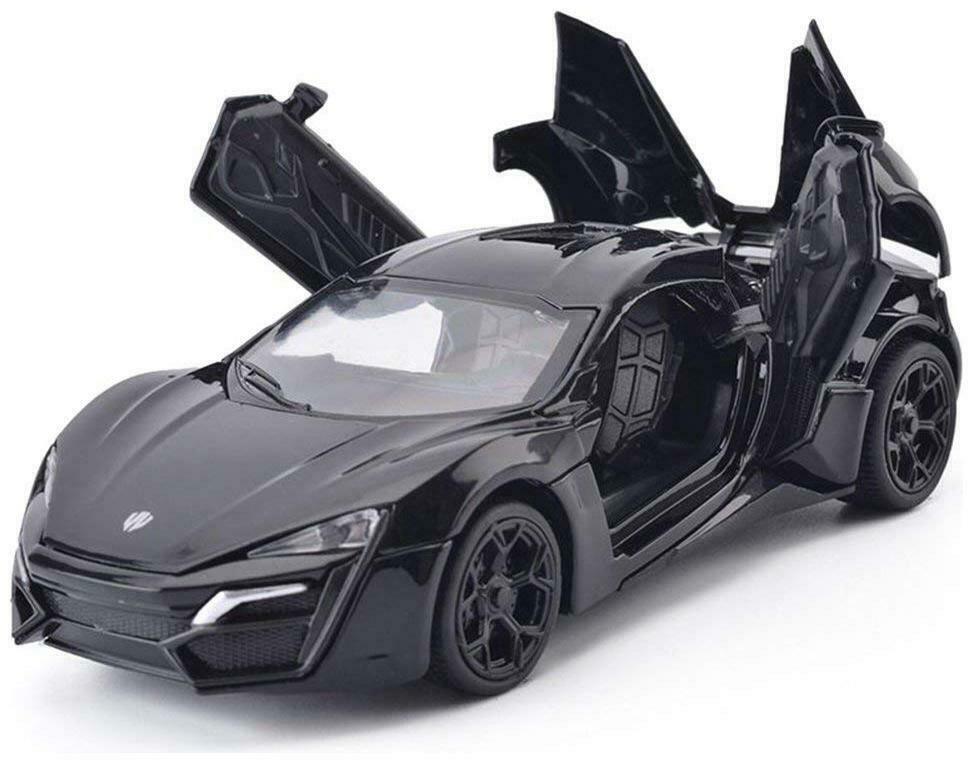 Vbe Diecast   Hypersport Pull Back Toy + Light And Sound Car For-4dv