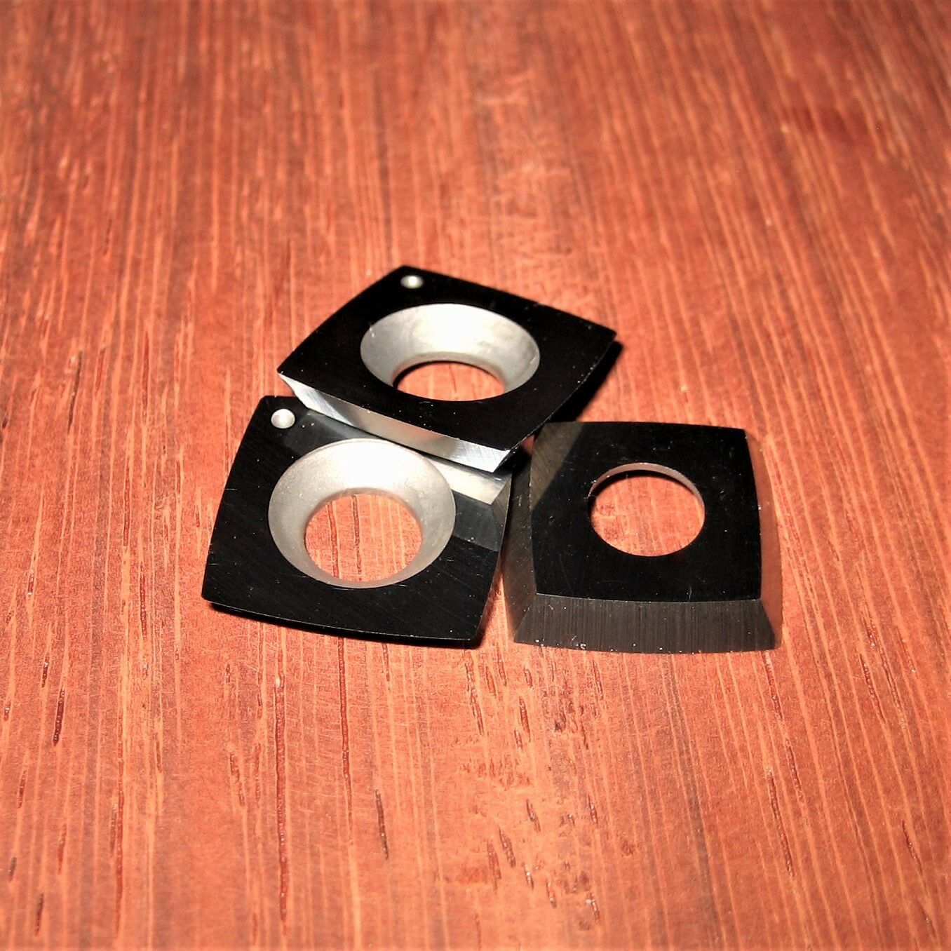 15mm R50 (2") Square Carbide Insert Easy Wood Tools Ci1, Rockler- 3 Pack &screws