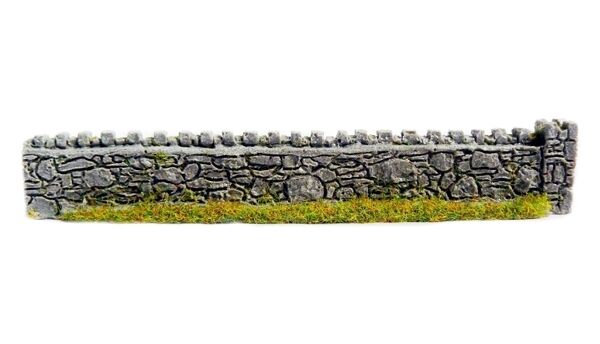 Javis Pw4 - 3 X 134mm Long Resin Grey Urban Stone Walling '00' Gauge - 2nd Post