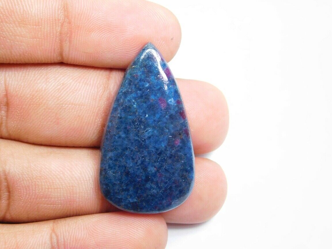 100% Natural Ruby Kyanite Gemstone Cabochon Loose For Jewelry 63 Cts. Me-1935