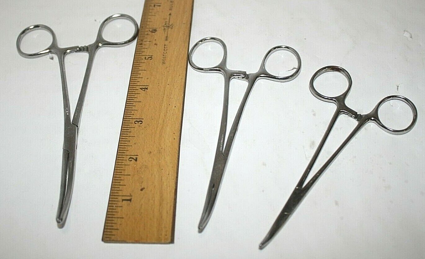Surgical Tools-forceps- Dalzo- Germany-6.5" (1)-amico 5"-german 1- 4.5"-unknown
