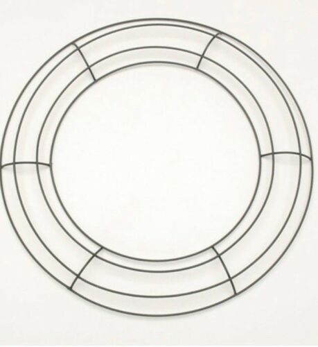 14" Lot Of 10 Round Metal Wreath Frame Ring Diy Macrame Floral Crafts Wire Form