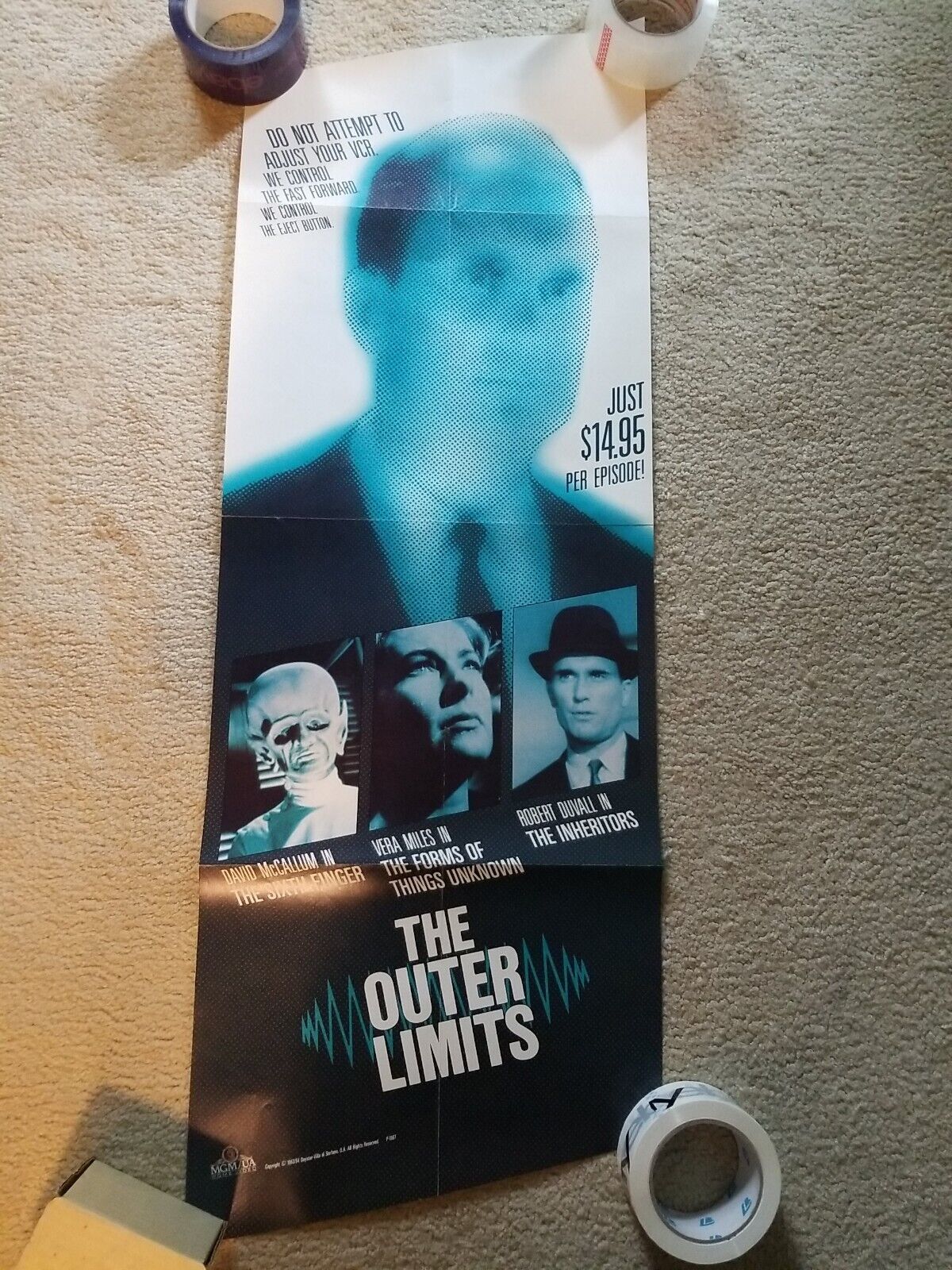 The Outer Limits Mgm/ua Promo Poster 36.5" X 13.75" - R909