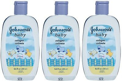3 Pack Johnson's Baby Cologne 6.80 Oz Each