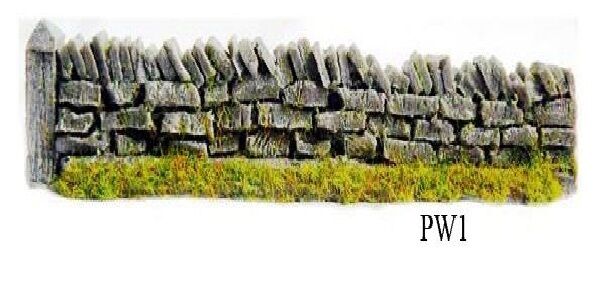 Javis Pw1 2 X 134mm Roadside Dry Stone Walling 134mm '00' Gauge