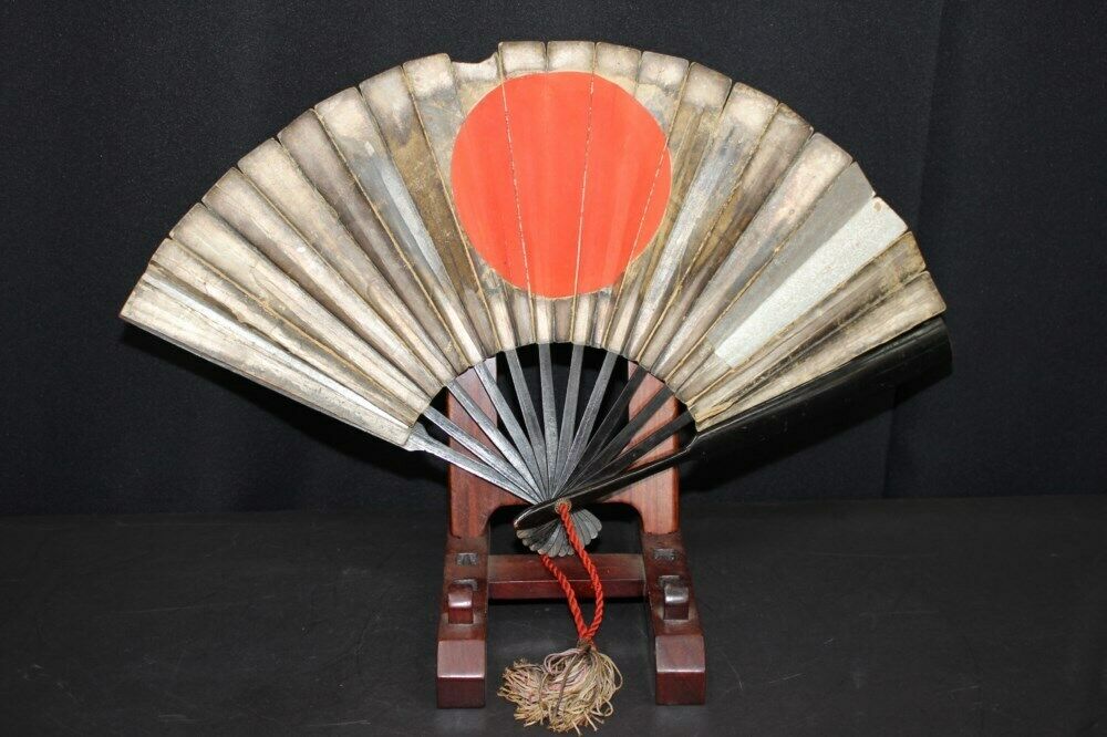 Gunsen (commander's Fan) Of Yoroi (armor) Japanese Antique Asia Old Vintage  Edo