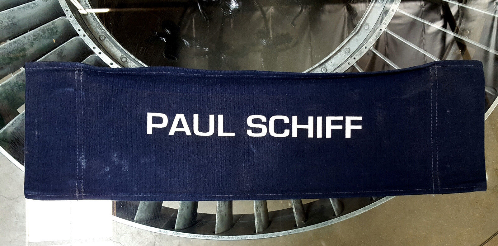 Ghost In The Machine ('93) Canvas Seat Back Made For Paul Schiff - Producer
