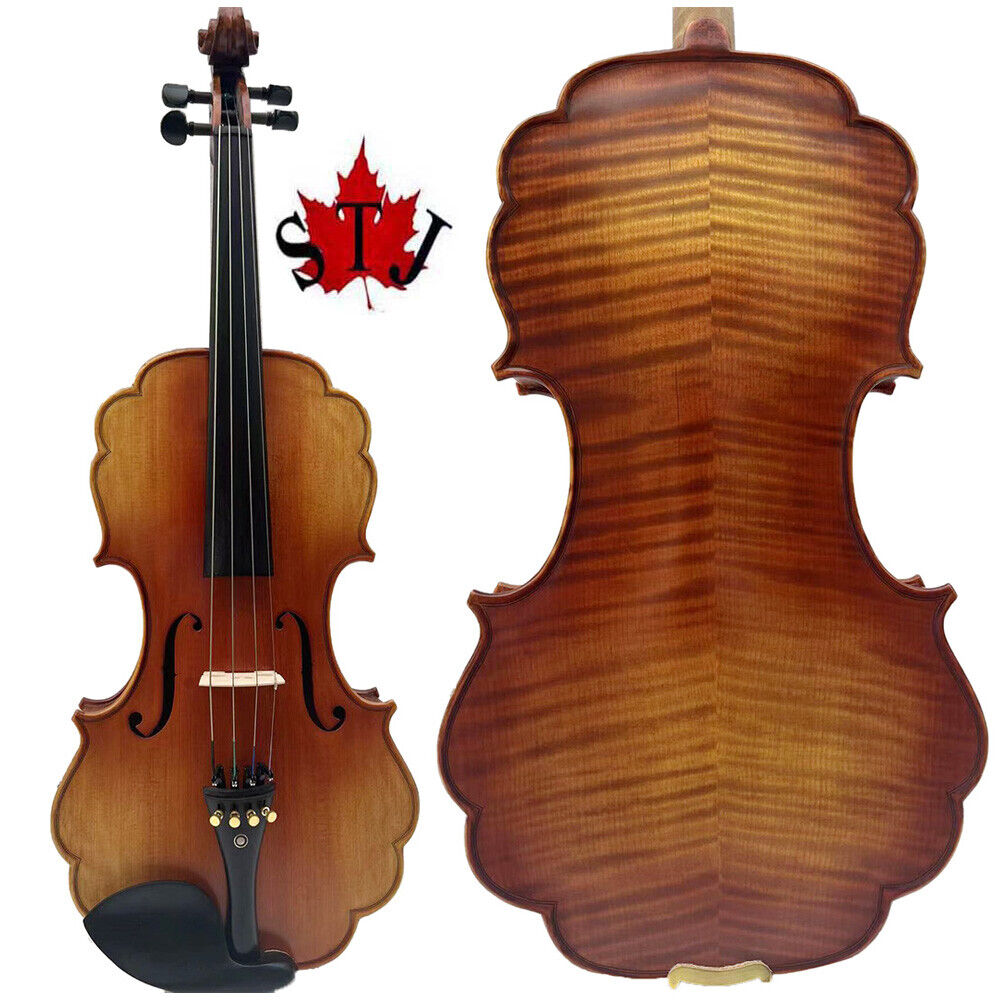 Song Profession Master Baroque Viola 17",flames Maple Back,good Sound #15446