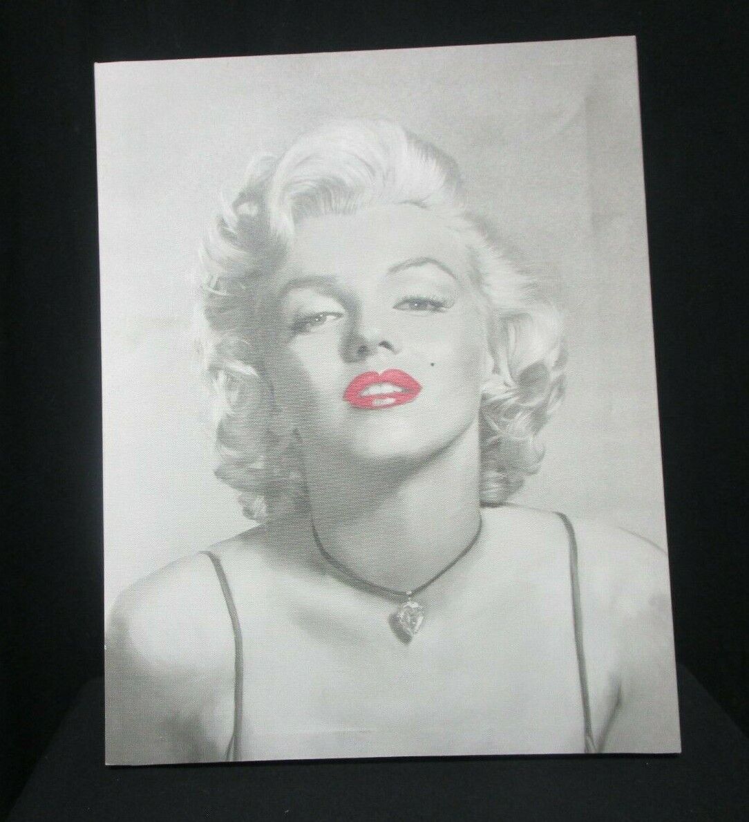 Marilyn Monroe 15”x19” Stretched Canvas Print Jerry Michaels Jm01