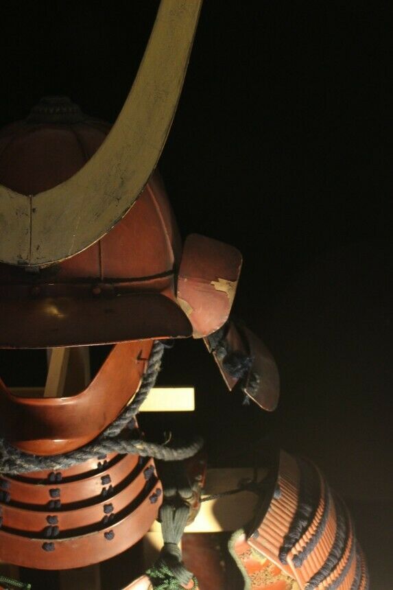 Red Munetori 2 Iron Plates Dou Gusoku Yoroi (armor) : Edo : 17.7 × 20.9 × 65.4 "