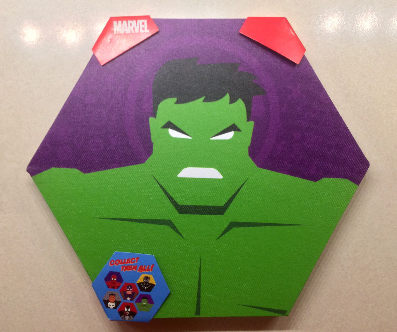 The Hulk - Marvel Comics Canvas Art - With - Wood Frame (~10 X 12.5 Inches)