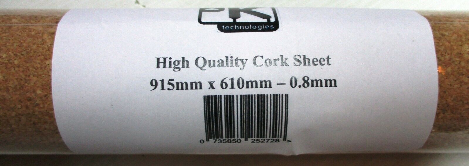 Cork Track Bed - 4 Rolls - 915mm (36") X 610mm (24") X 0.8mm (1/32") Thick - T48