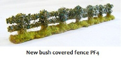 Javis Pf4 - Rough Bush Covered Fencing '00' Gauge