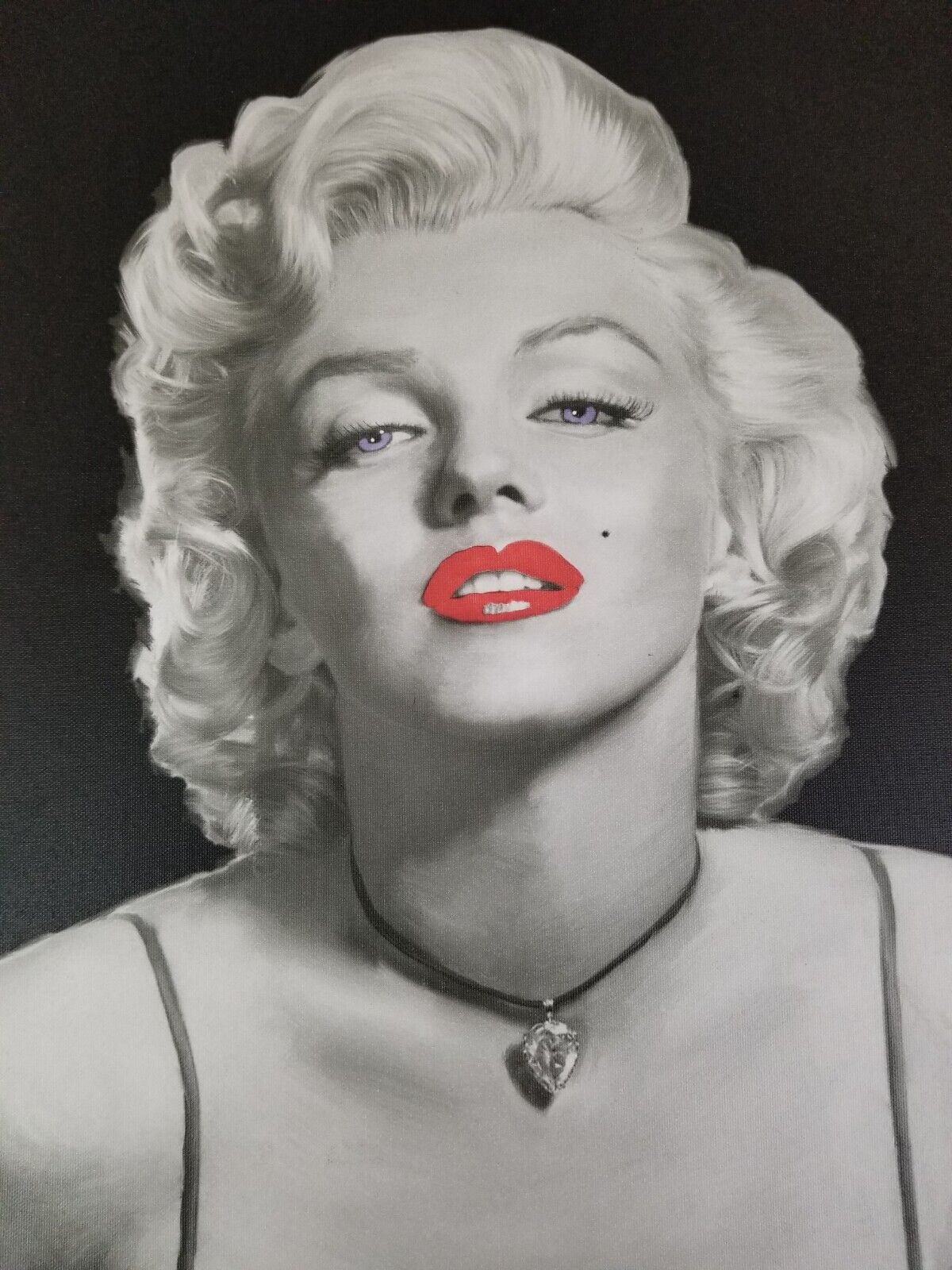 Marilyn Monroe 2013 Jerry Michaels The Look Of Love Jm01w Canvas Print 19"x15"