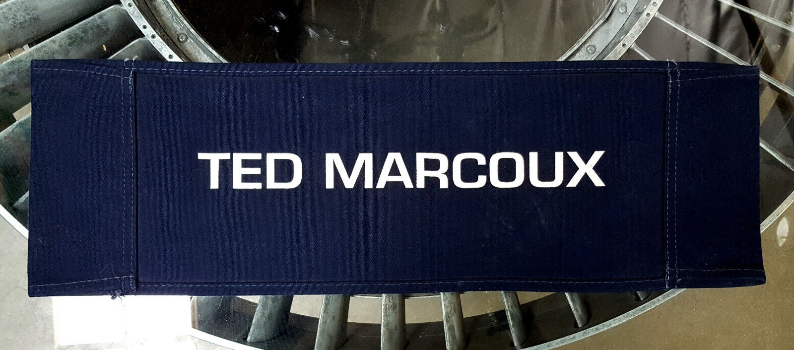 Ghost In The Machine ('93) Canvas Seat Back Made For Ted Marcoux - Actor