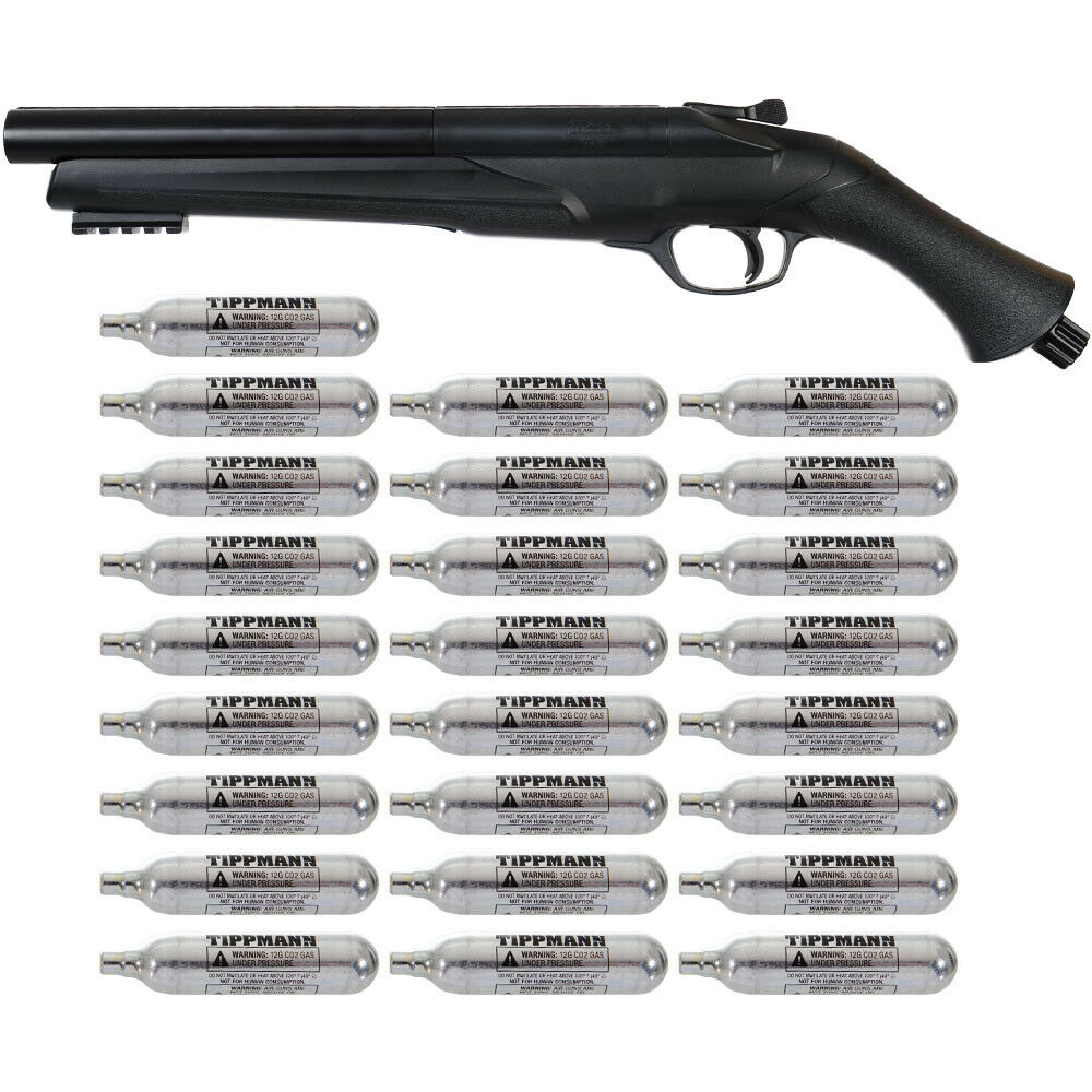 New T4e .68 Cal Hds 16 Joule Paintball Shotgun Basic Package Kit #2 - Black