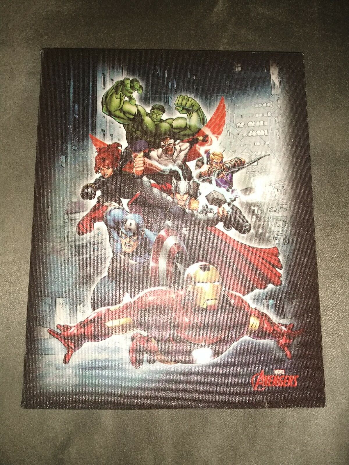 Marvel Avengers Art Decor Print On Canvas- Artissimo- Avengers Hulk-ironman-thor