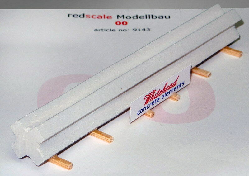 Redscale 9143 - 1 X-shaped Concrete Column -wagon Load 00 Gauge