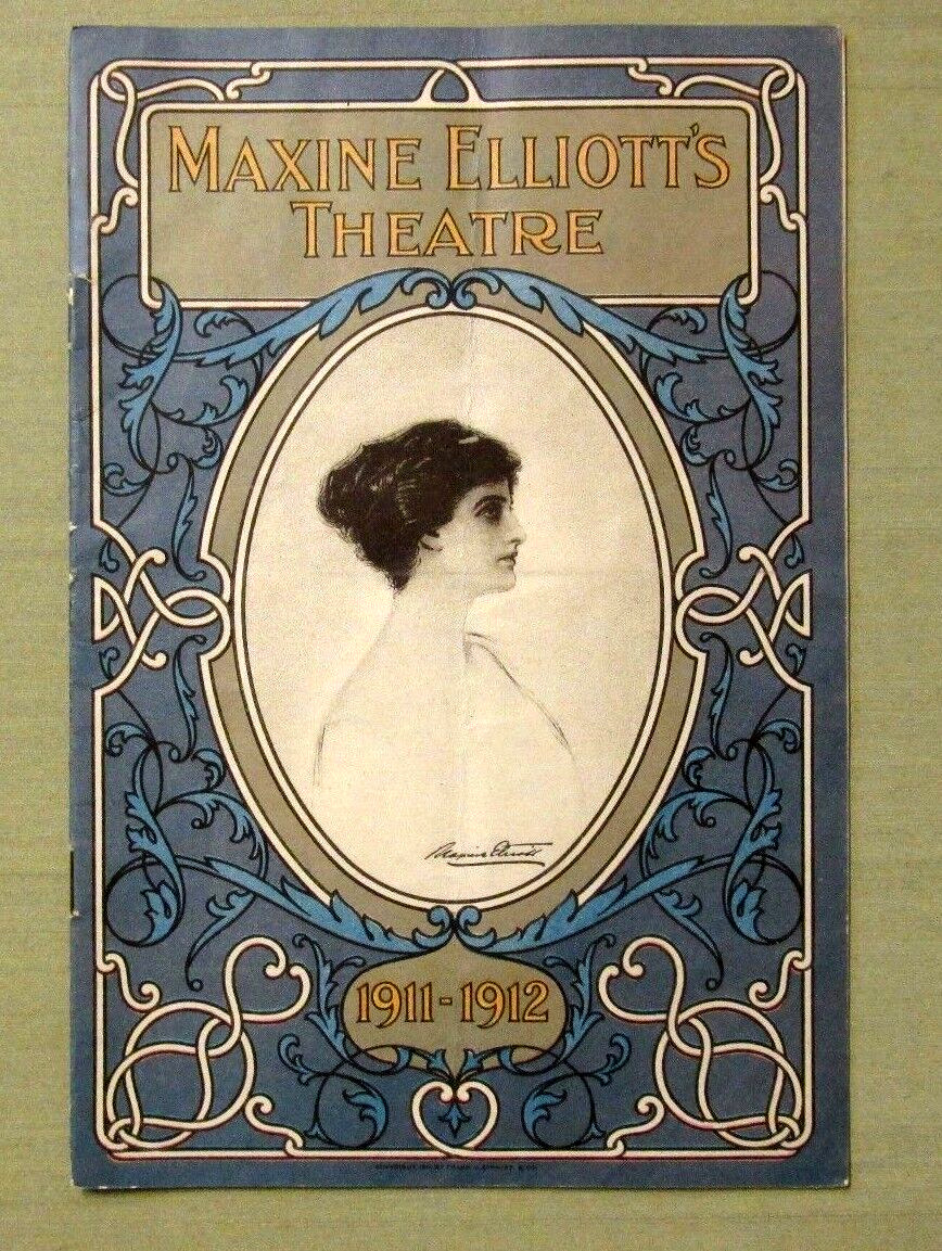 1912 Maxine Elliott's Theatre Program Henrietta Crosman The Real Thing Fashion