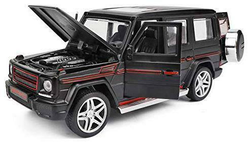 Vbe G55 Model Jeep Drive   Car Pull Back With Openable Doors (black)-usc