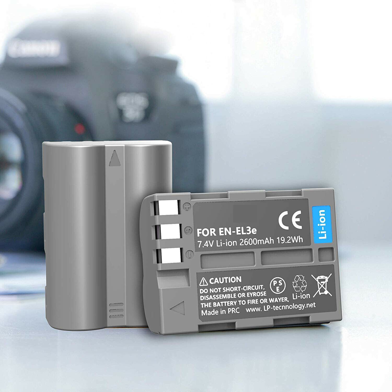 Oem Spec Battery For Nikon En-el3e For D50 D70 D70s D80 D90 D100 D200 D300s New
