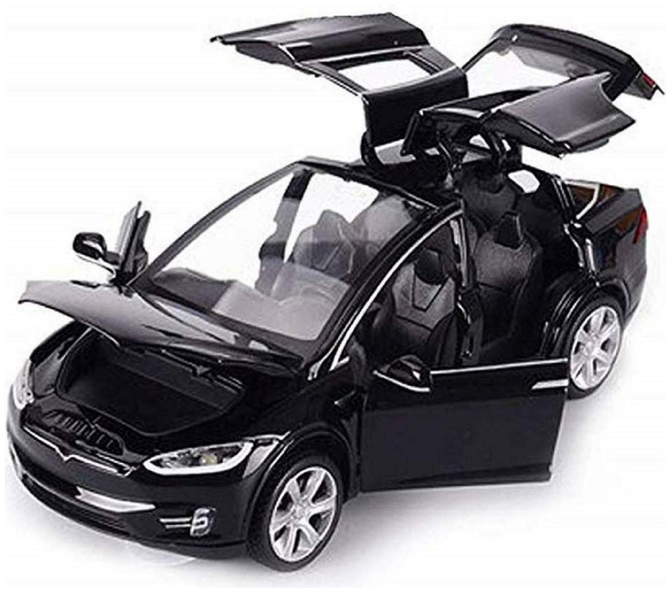 Vbe Vbe 1: 32 Alloy Tesla X90 Pull Back Diecast Car+6 Door Open;sound-wk1